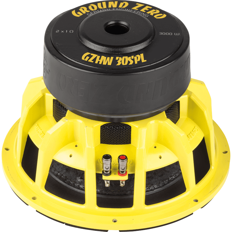 Ground Zero GZHW 30SPL, žemų dažnių garsiakalbis - galas