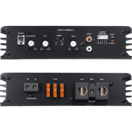 1 kanalo D klasės garso stiprintuvas Ground Zero GZIA 1.1450DX-II, 1450W Stiprintuvai Ground Zero AUTOGARSAS.LT