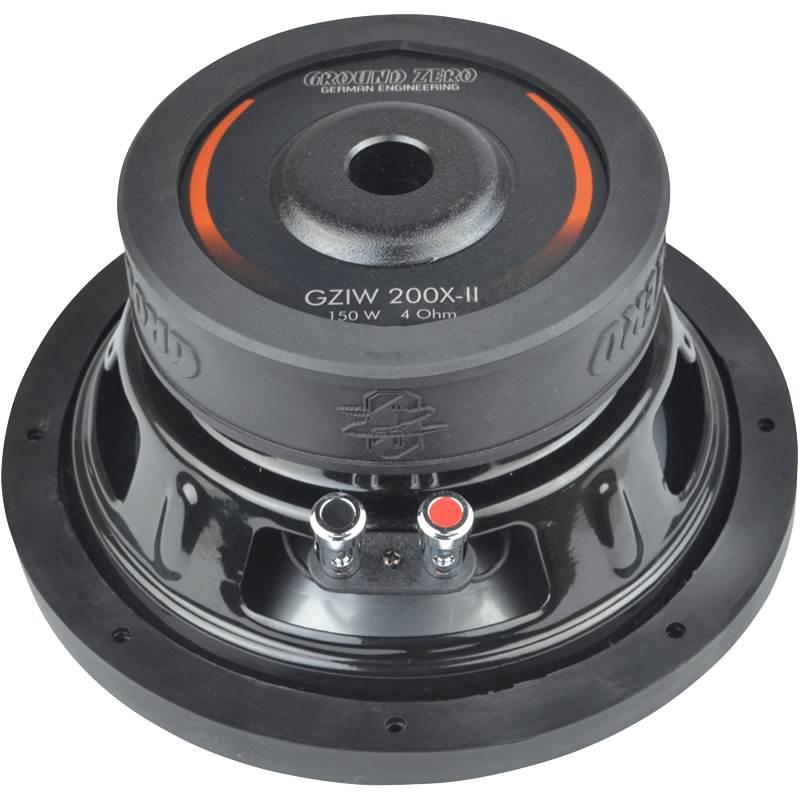 Ground Zero GZIW 200X-II, automobilinis žemų dažnių garsiakalbis- galas