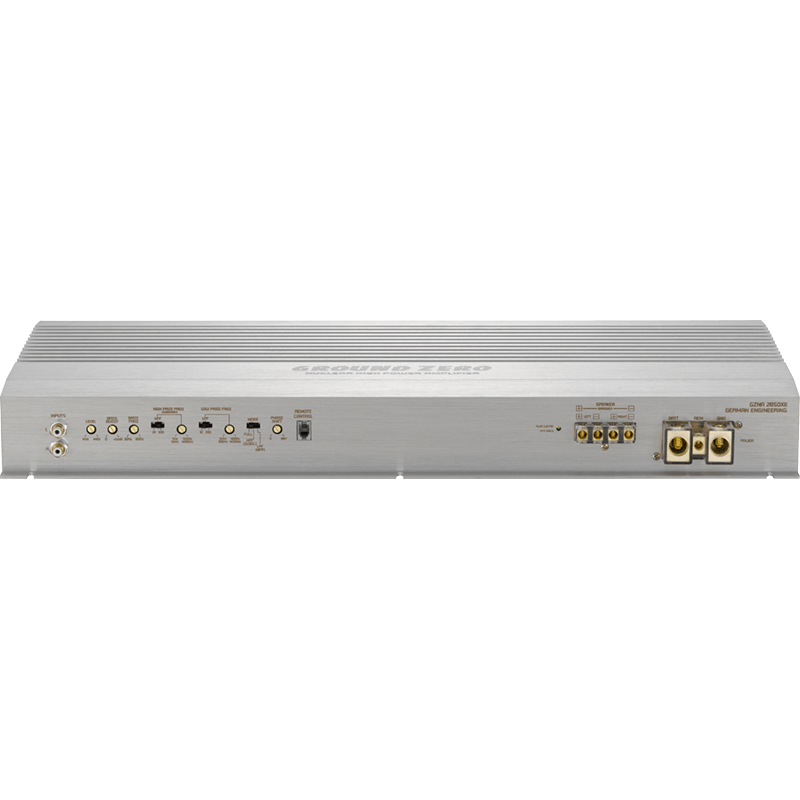 2 kanalų AB klasės garso stiprintuvas Ground Zero GZNA 2850XII, 3000W Stiprintuvai Ground Zero AUTOGARSAS.LT