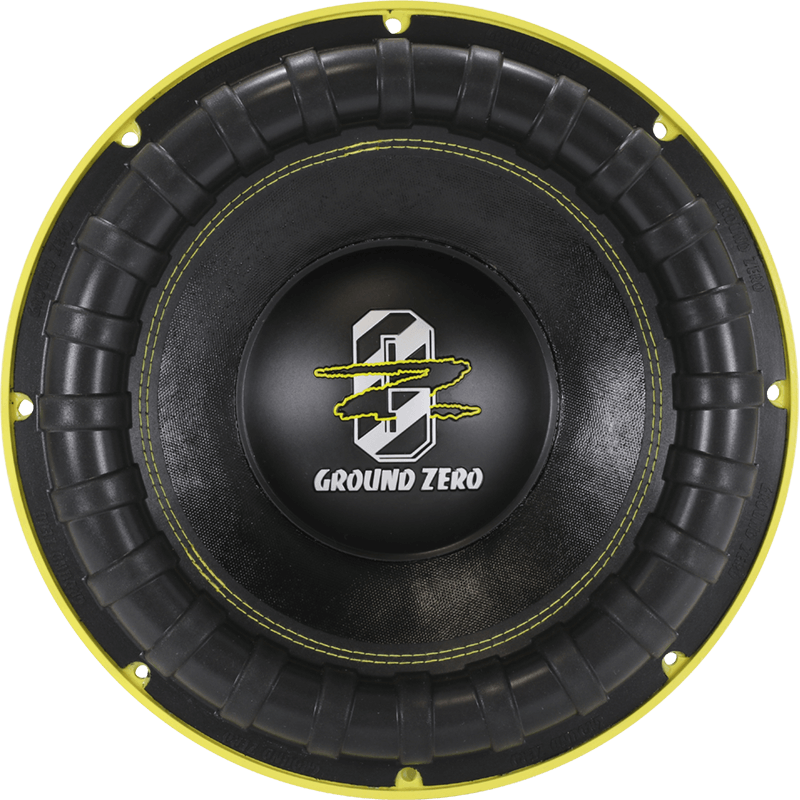Ground Zero GZNW 12SPL-Xflex, automobilinis žemų dažnių garsiakalbis - priekis
