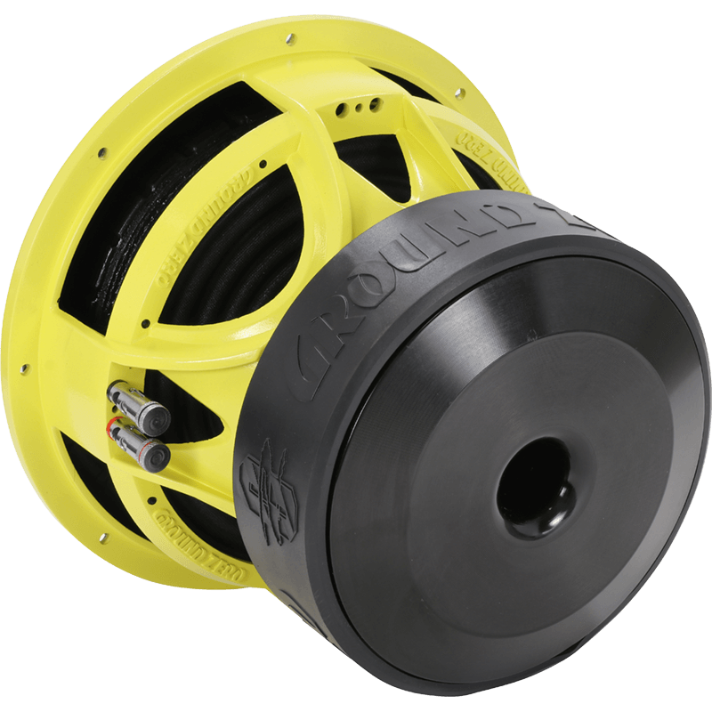 Ground Zero GZNW 12SPL-Xflex, automobilinis žemų dažnių garsiakalbis - galas