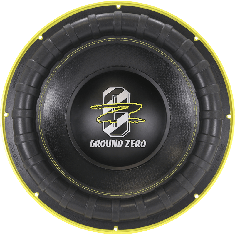 Ground Zero GZNW 15SPL-Xflex, automobilinis žemų dažnių garsiakalbis - priekis