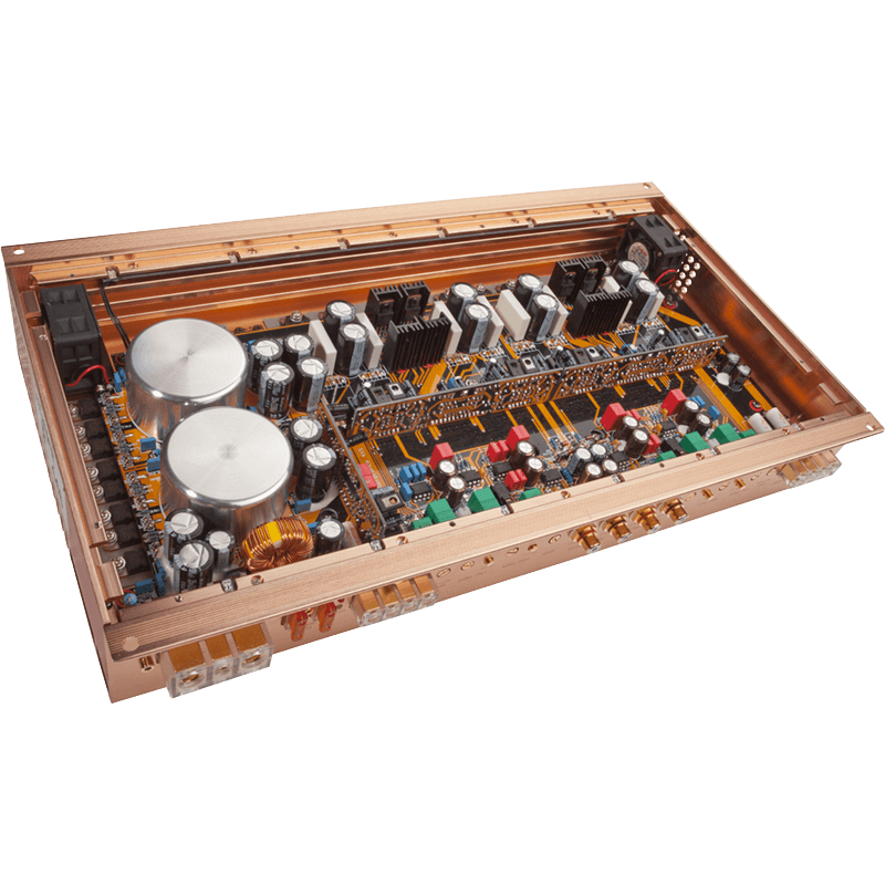 4 kanalų aukščiausios klasės High-End garso stiprintuvas Ground Zero Plutonium GZPA Reference 4XS, 1000W Stiprintuvai Ground Zero AUTOGARSAS.LT