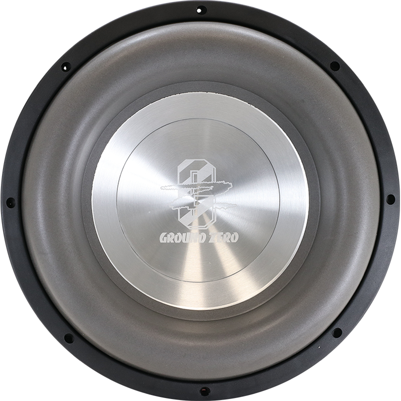 Ground Zero GZPW 15XXmax, automobilinis žemų dažnių garsiakalbis- priekis