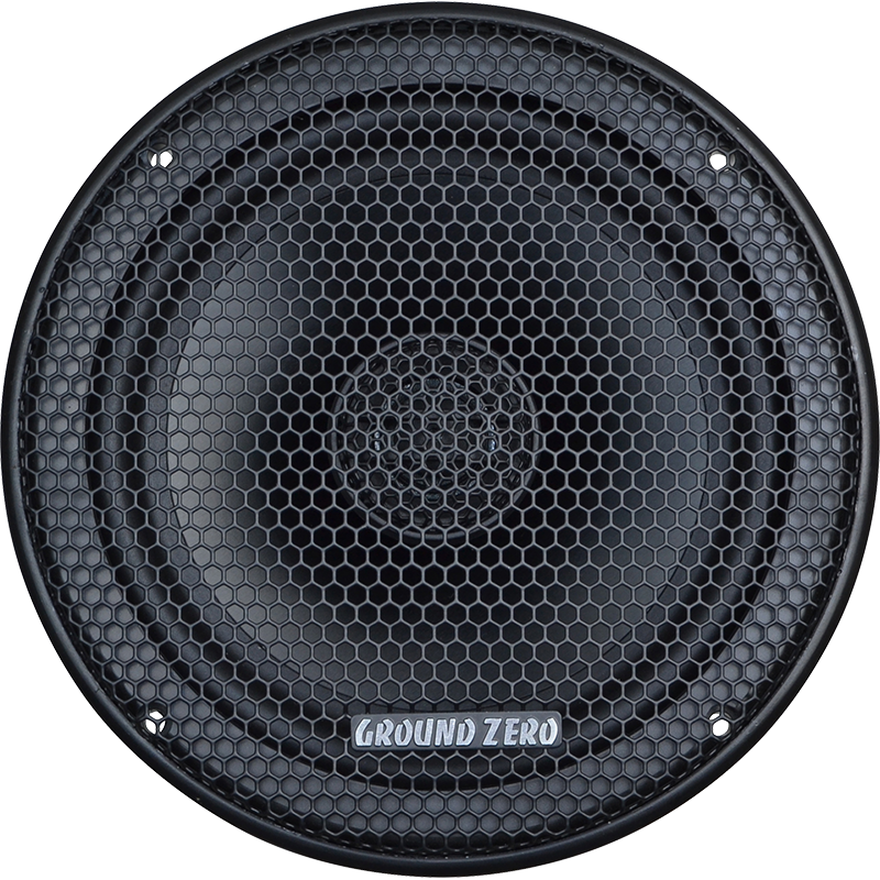 Ground Zero GZRF 6.5SQ, koaksialinė automobilinė garsiakalbio sistema- grotelės