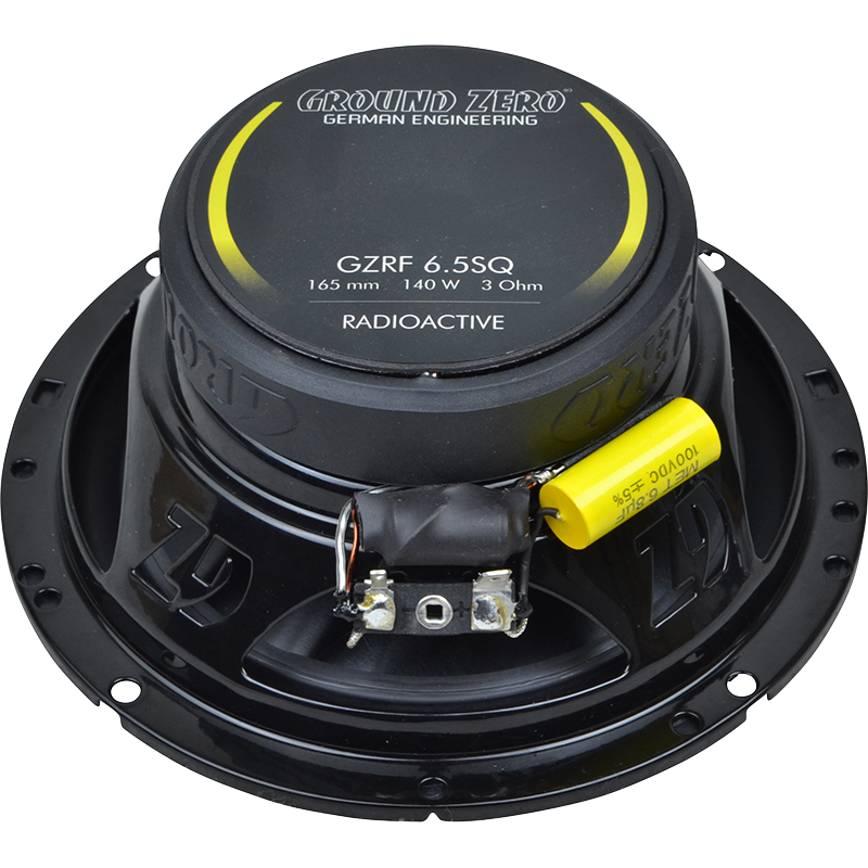 Ground Zero GZRF 6.5SQ, koaksialinė automobilinė garsiakalbio sistema- galas