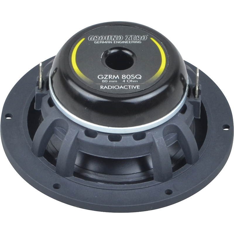 Ground Zero GZRM 80SQ, vidutinių dažnių automobilinis garsiakalbis- galas