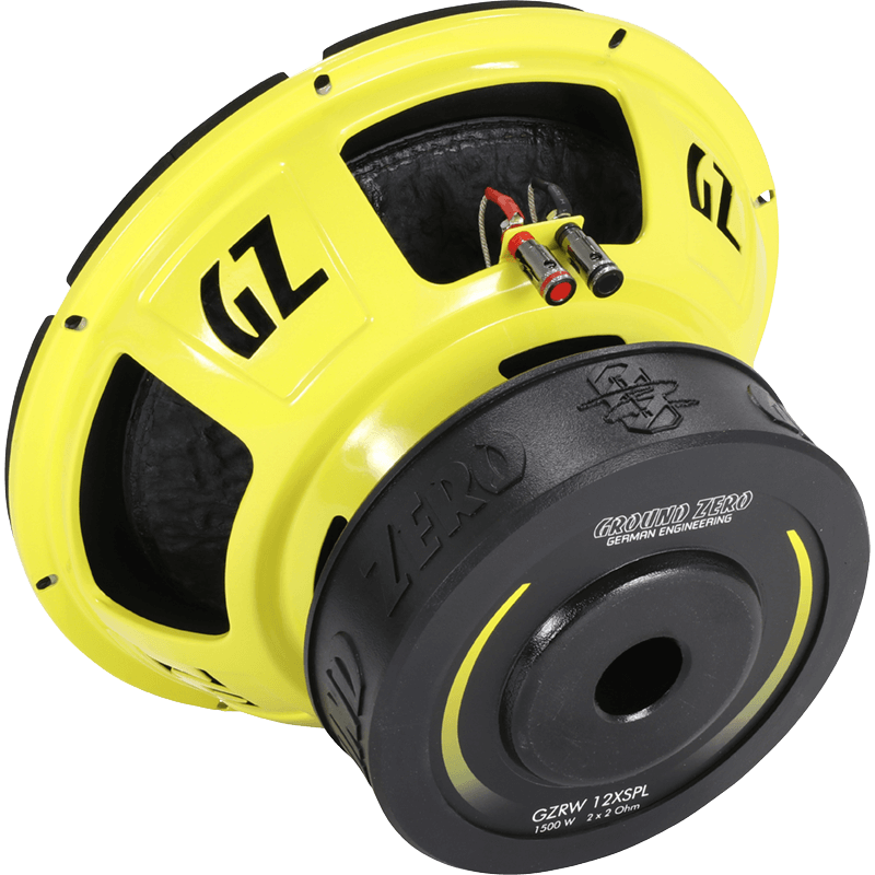 Ground Zero GZRW 12XSPL, automobilinis žemų dažnių garsiakalbis - Galas