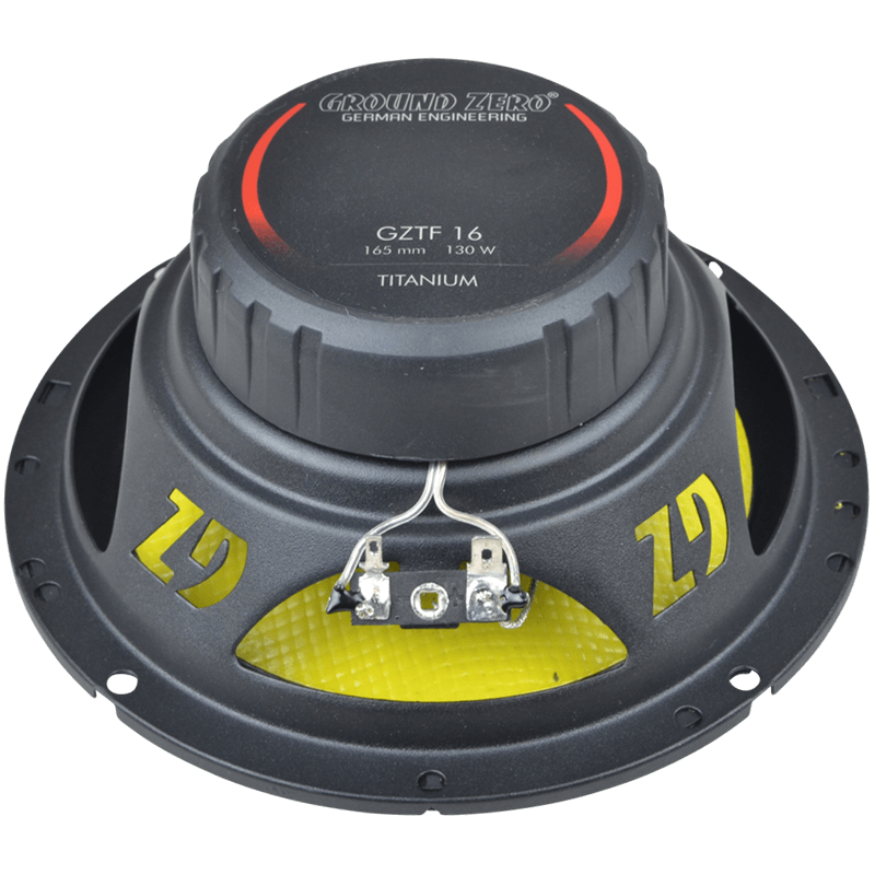 Garsiakalbiai Ground Zero GZTF 16, 130W, koksialiniai, 16.5cm, 2-jų juostų Garsiakalbiai Ground Zero AUTOGARSAS.LT