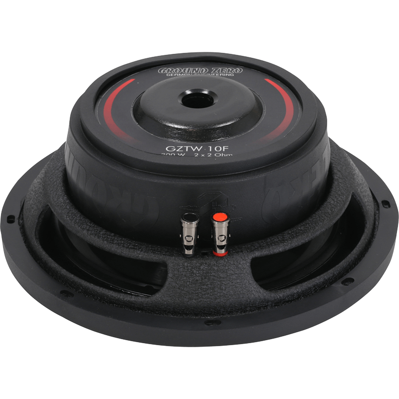 Ground Zero GZTW 10F, automobilinis (plokščias) žemų dažnių garsiakalbis- galas