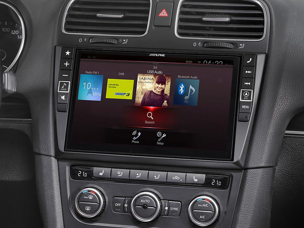 Navigacinė sistema Alpine X901D-G6, skirta VW golf 6 GPS navigacija Alpine AUTOGARSAS.LT