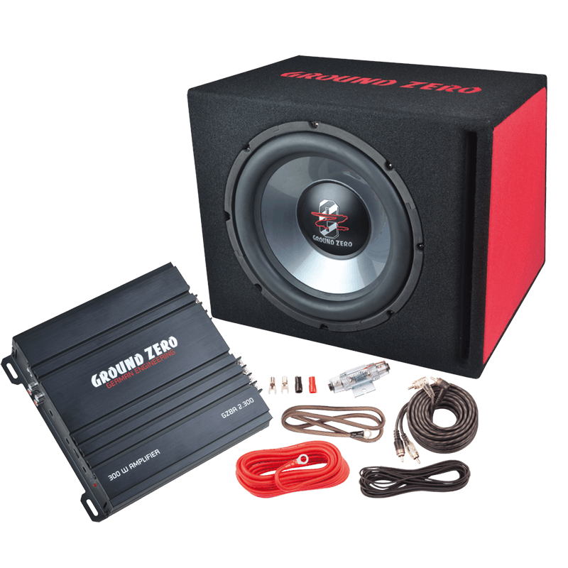 Ground Zero GZ BASS KIT 12.300, 300W garsiakalbių rinkinys