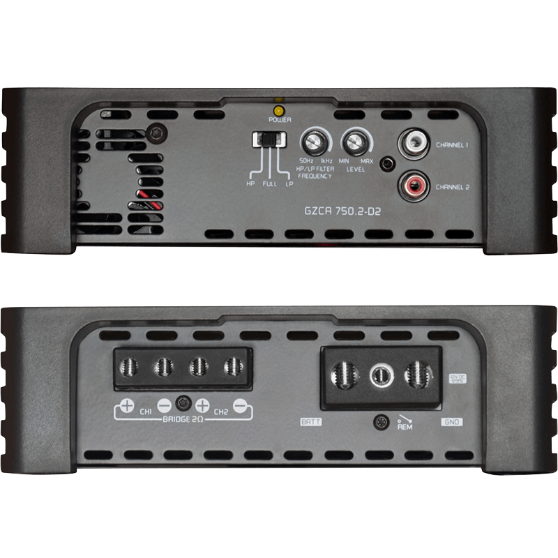 Ground Zero GZCA 750.2-D2, Competition serijos SPL automobilinis garso stiprintuvas