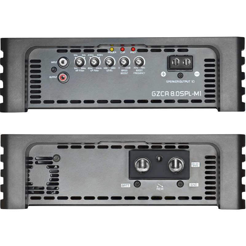 Ground Zero GZCA 8.0SPL-M1, Competition serijos SPL automobilinis garso stiprintuvas
