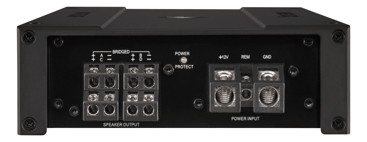 Garso stiprintuvas Helix M FOUR, 400W, su ADEP ir SMD funkcija Stiprintuvai Helix AUTOGARSAS.LT