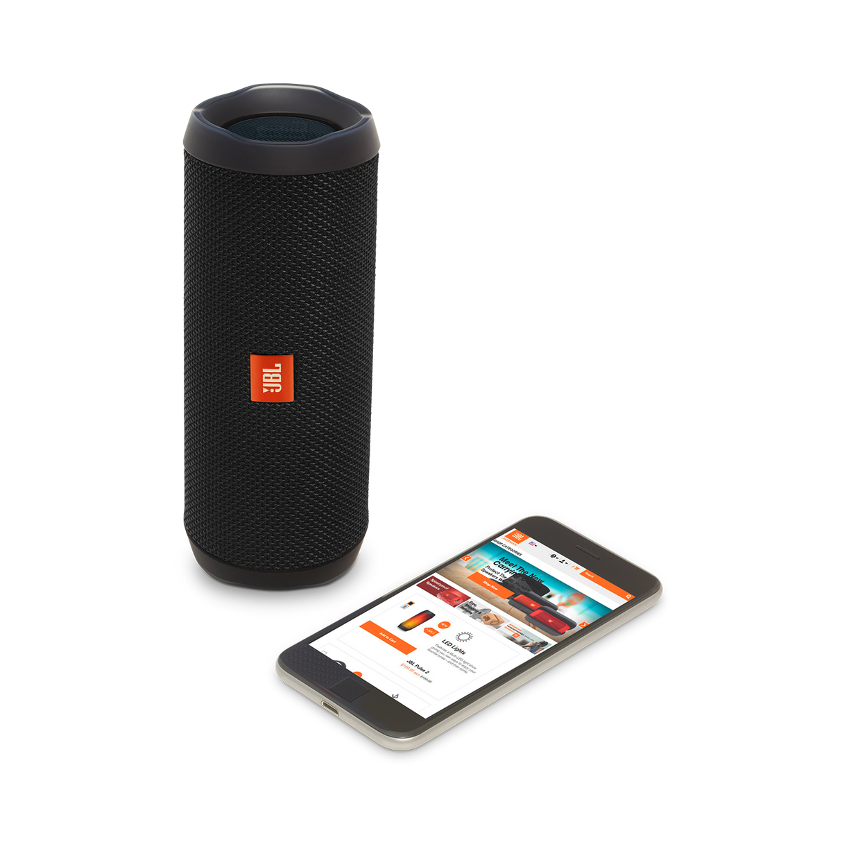 Belaidė garso kolonėlė JBL Flip 4 su Bluetooth, atspari vandeniui Kolonėlės JBL AUTOGARSAS.LT