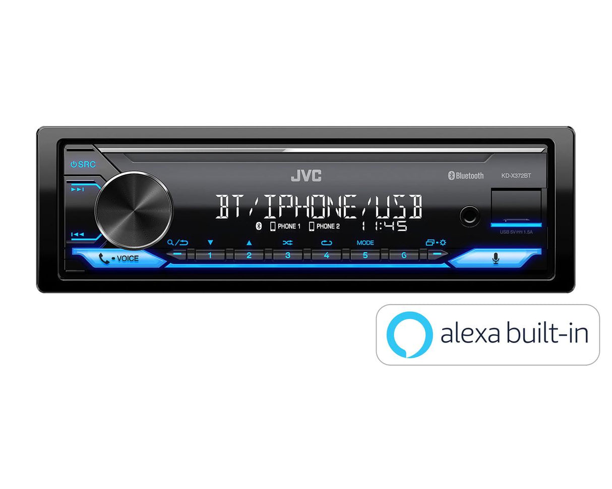 JVC KD-X372BT, automobilinė magnetola- Alexa