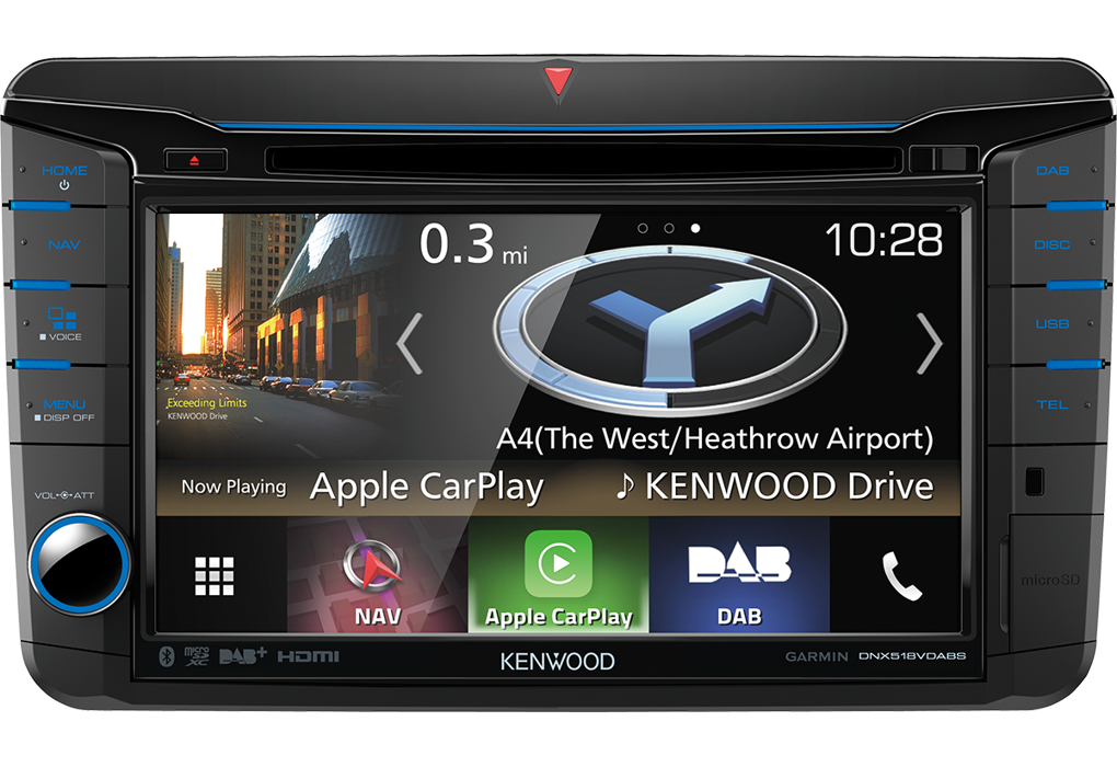 Kenwood DNX518VDABS, multimedija