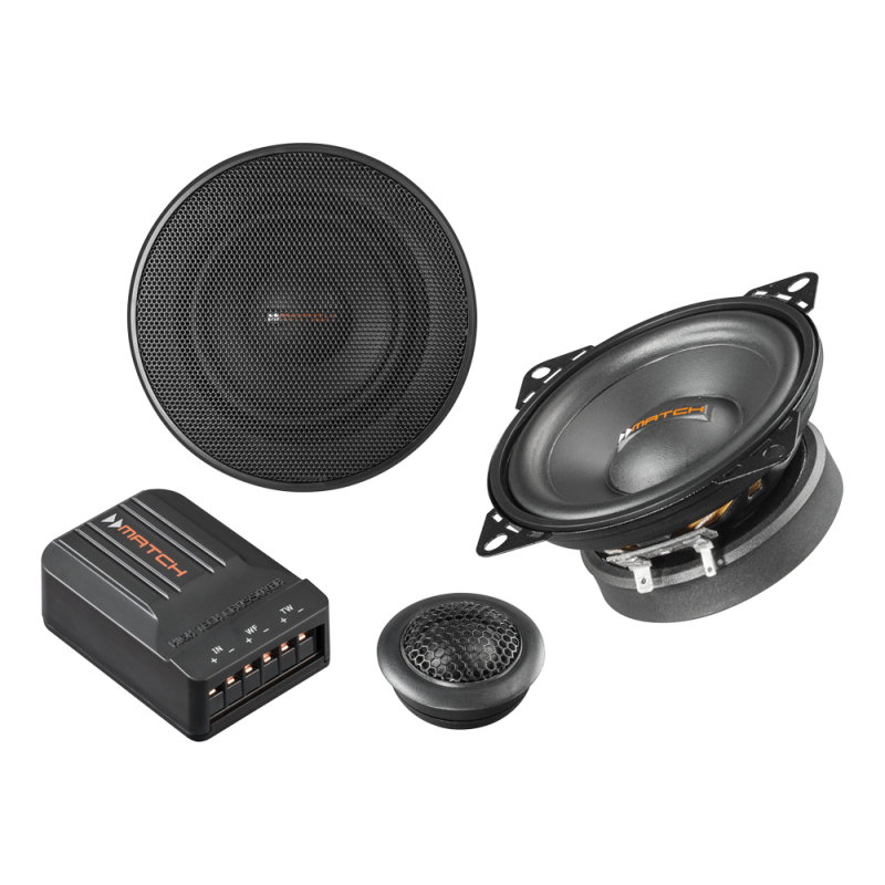 Garsiakalbiai Helix Match MS 42C, 105W, komponentiniai, 10cm, 2-jų juostų Garsiakalbiai Helix AUTOGARSAS.LT