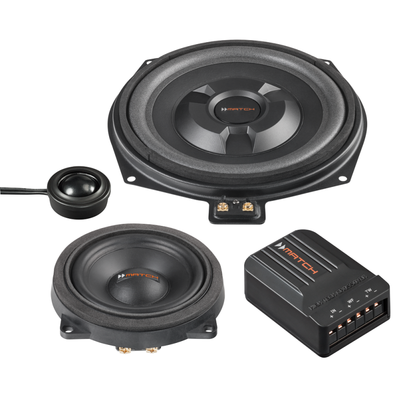 Garsiakalbiai Helix Match MS 83C-BMW.2, 300W, 3-jų juostų Garsiakalbiai Helix AUTOGARSAS.LT