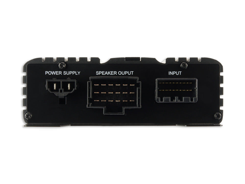 Alpine PDP-E802DSP, skaitmeninis stiprintuvas su DSP- šonas