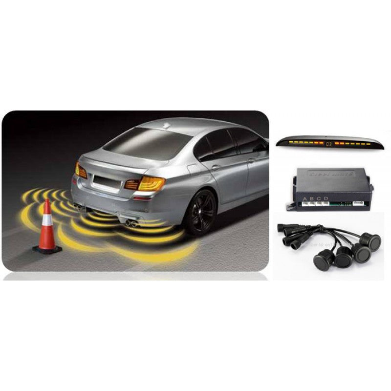 Parkavimo sistema galui Steelmate PTS400M8 su M8 ekranu Komforto įranga Steelmate AUTOGARSAS.LT