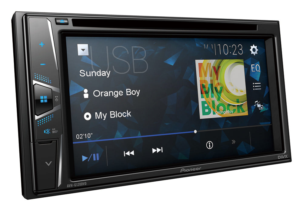Pioneer AVH-G120DVD, automobilinė multimedija