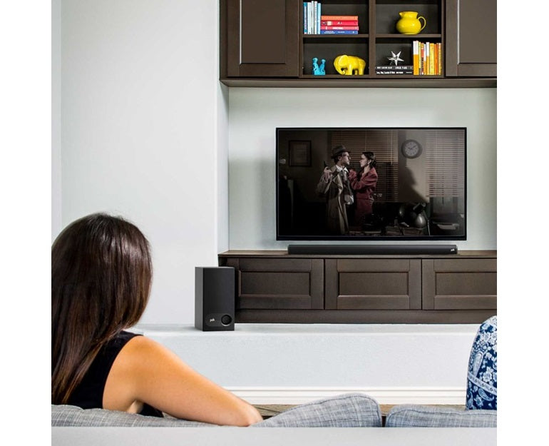 Polk Audio SIGNA S1 soundbar-as TV garso kolonėlė ir žemų dažnių garsiakalbis, Bluetooth, AUX, Toslink Namu kinas Polk Audio AUTOGARSAS.LT