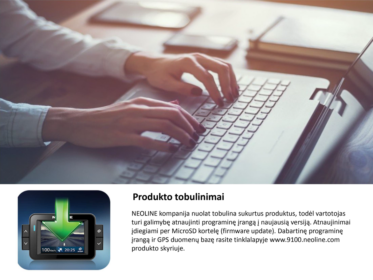 Radaro detektorius-Vaizdo registratorius Neoline HYBRID X-COP 9000 Vaizdo registratoriai - radarų detektoriai Neoline AUTOGARSAS.LT