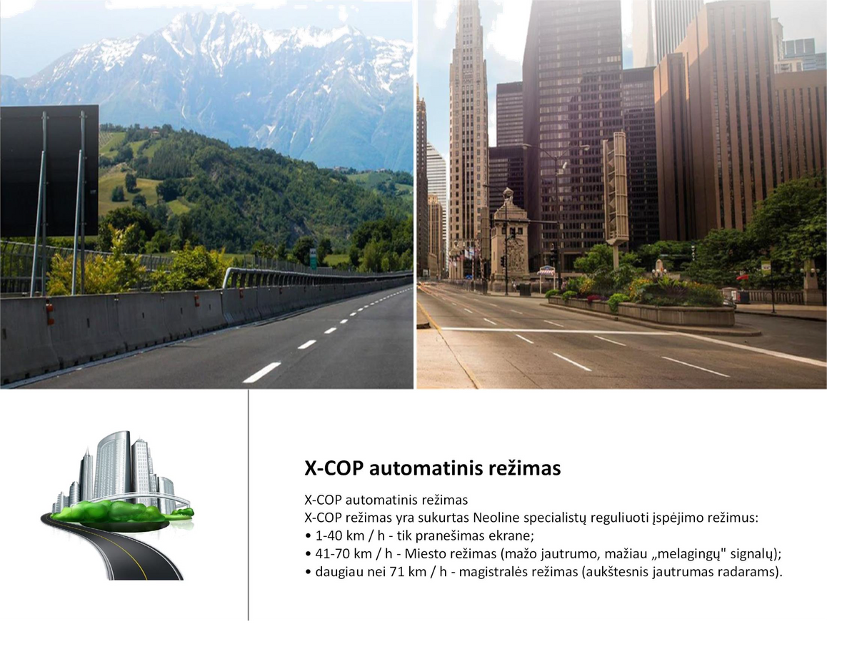 Radaro detektorius-Vaizdo registratorius Neoline HYBRID X-COP 9000 Vaizdo registratoriai - radarų detektoriai Neoline AUTOGARSAS.LT