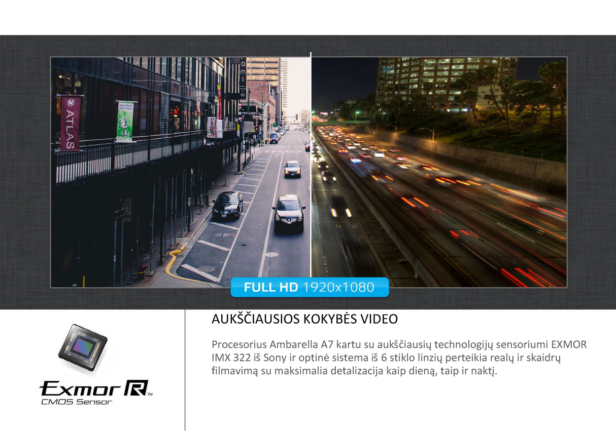 Radaro detektorius-Vaizdo registratorius Neoline X-COP 9700 LT kalba (+nemokamas montavimas) Vaizdo registratoriai - radarų detektoriai Neoline AUTOGARSAS.LT