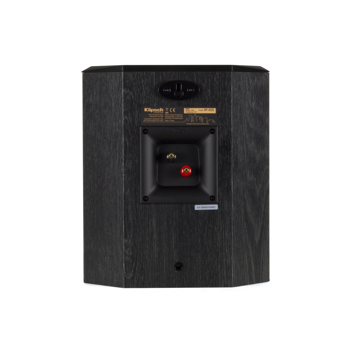 Klipsch RP-402S, erdvinio garso kolonėlės (įvairių spalvų)- galas