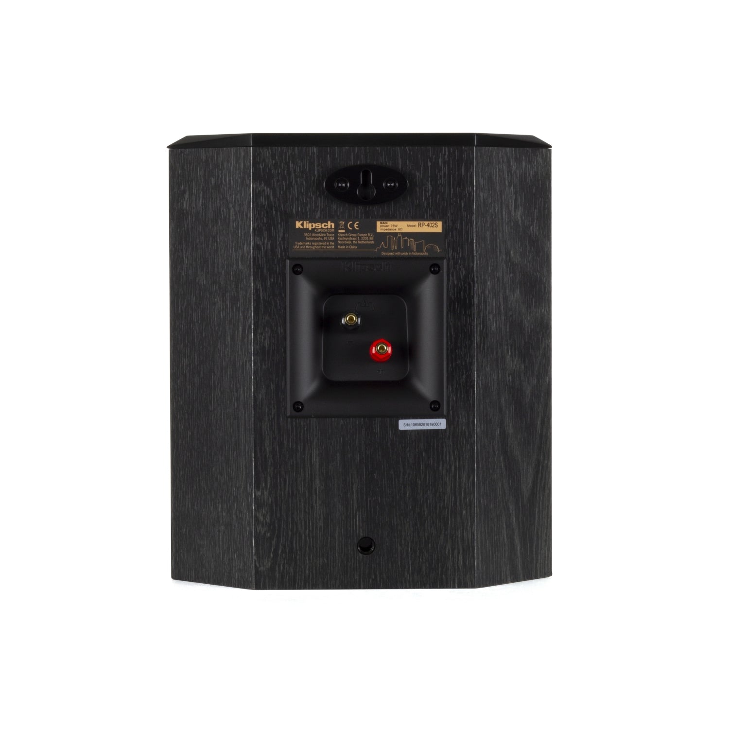 Klipsch RP-402S, erdvinio garso kolonėlės (įvairių spalvų)- galas