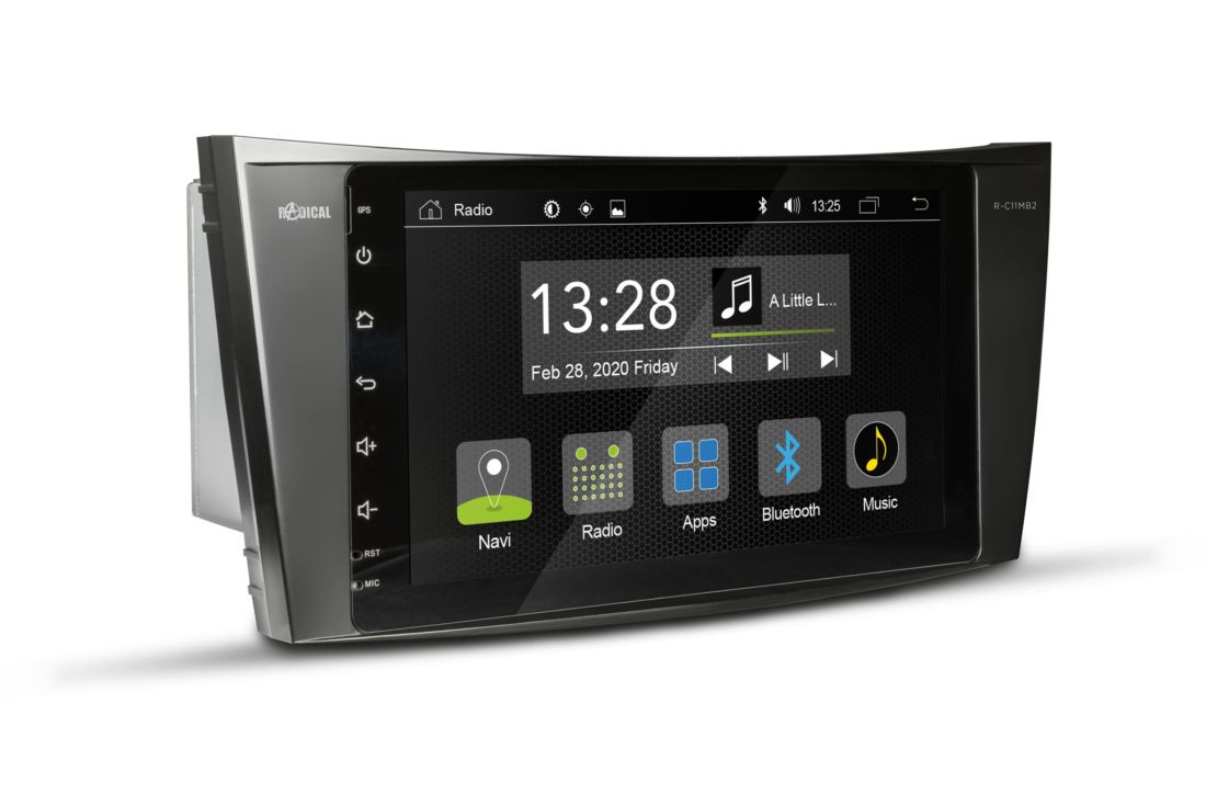 Radical R-C11MB2, Android multimedija Mercedes E-Class (W211, C219) automobiliams