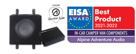 Alpine SPC-W84AS907, DSP automobilinio stiprintuvo bei žemų dažnių garso kolonėlės rinkinys-EISA