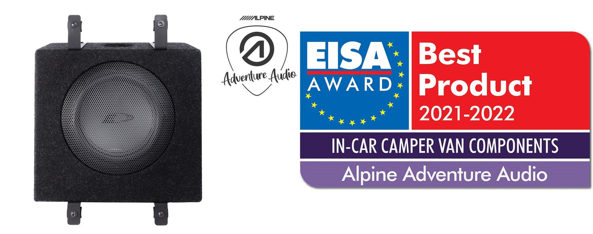 Alpine SWC-W84S907, automobilinė žemų dažnių garso kolonėlė- EISA