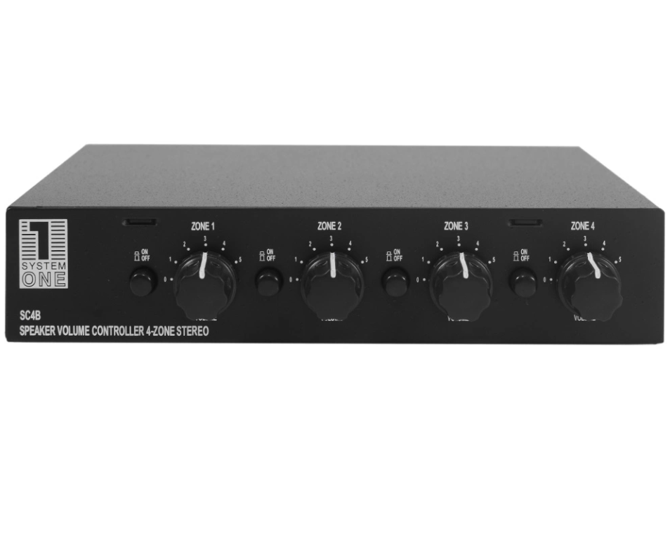 System One SC4B, 4 zonų garso reguliatorius