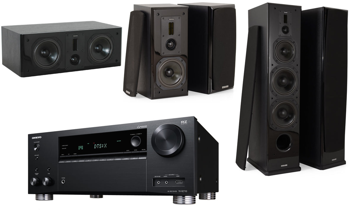 Namų kino komplektas - stiprintuvas Onkyo TX-RZ710 , su kolonėlėm Dynavoice Definition DF-8 ,DC-5, DX-5 Namu kinas Namų kinas AUTOGARSAS.LT
