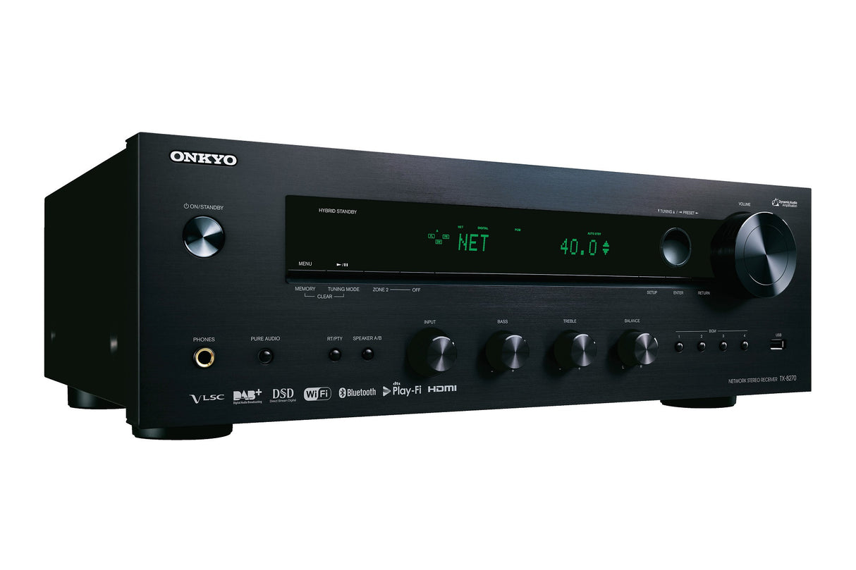 Tinklinis stereo resyveris Onkyo TX-8270 2.1, 2x240W HDMI komutacija Stiprintuvai Onkyo AUTOGARSAS.LT