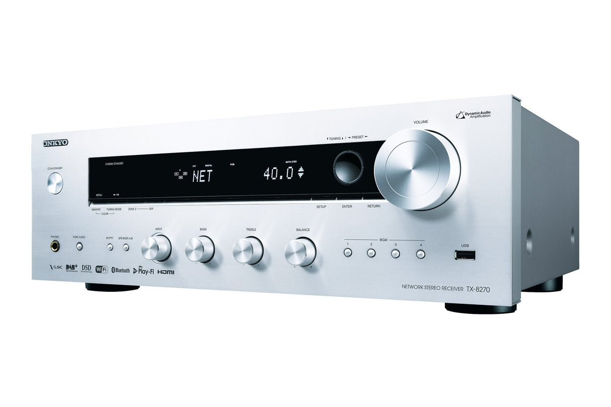Tinklinis stereo resyveris Onkyo TX-8270 2.1, 2x240W HDMI komutacija Stiprintuvai Onkyo AUTOGARSAS.LT