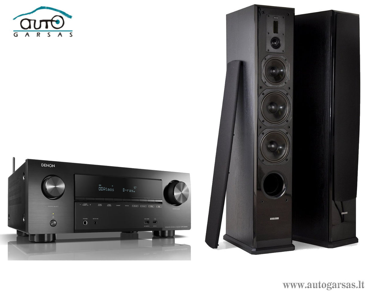 Stereo komplektas - AV resyveris Denon AVR-X2500H, su kolonėlėm Dynavoice Definition DF-6 Stereo Stereo AUTOGARSAS.LT