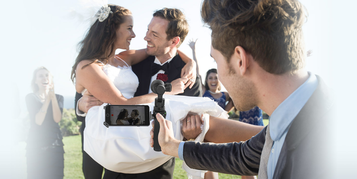 Kamera su elektroniniu stabilizatoriumi DJI Osmo 4K, Dovana +2 baterijos, +16GB atminties kortelė Kameros DJI AUTOGARSAS.LT