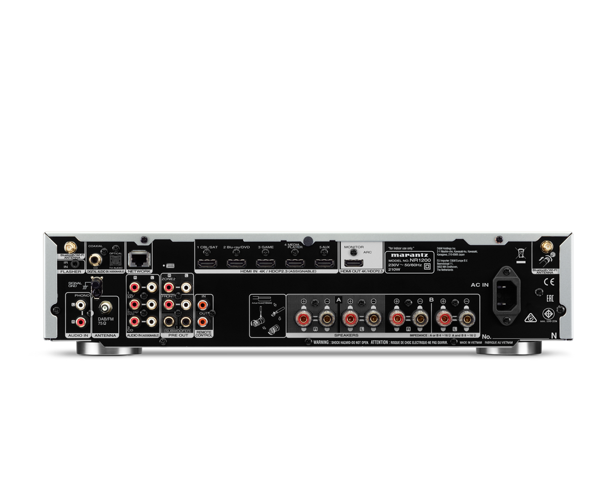 Tinklinis stereo resyveris Marantz NR1200, 2x75W Stereo Marantz AUTOGARSAS.LT