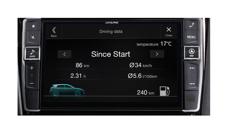 Navigacinė sistema Alpine X901D-G7, skirta VW golf 7 GPS navigacija Alpine AUTOGARSAS.LT