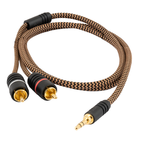 Proson Arctic AUX 3.5MM - 2RCA, 0.5 m. signalinis kabelis