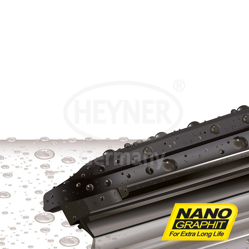 Valytuvai Heyner HYBRID, nuo 380-600mm Autodalys Heyner AUTOGARSAS.LT