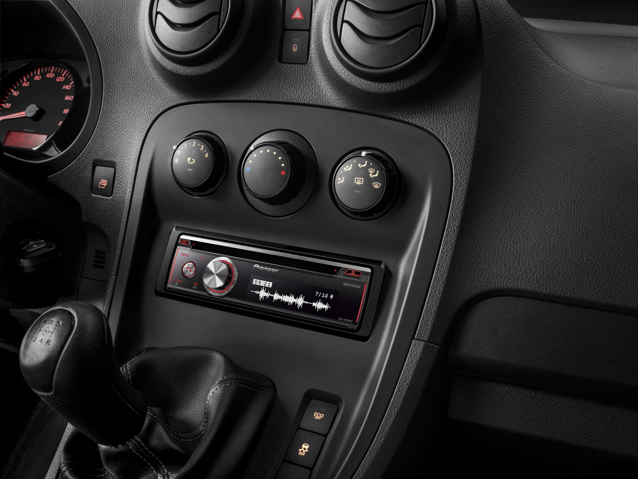 Magnetola automobiliui Pioneer DEH-X8700BT, CD, USB, AUX, BLUETOOTH Magnetolos Pioneer AUTOGARSAS.LT