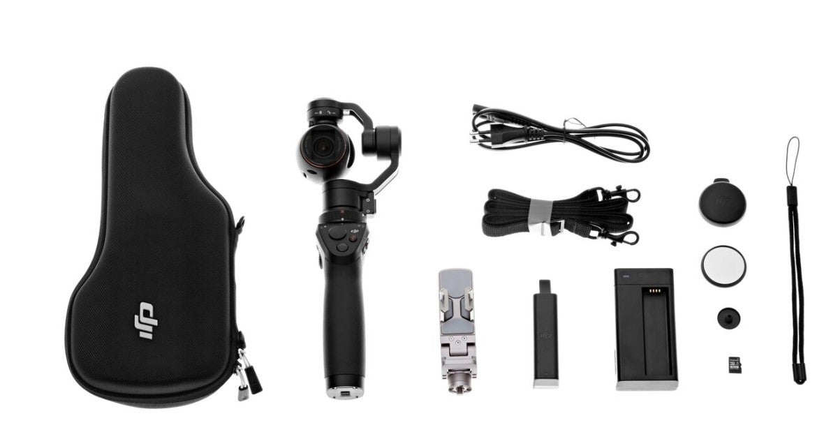 Kamera su elektroniniu stabilizatoriumi DJI Osmo 4K, Dovana +2 baterijos, +16GB atminties kortelė Kameros DJI AUTOGARSAS.LT