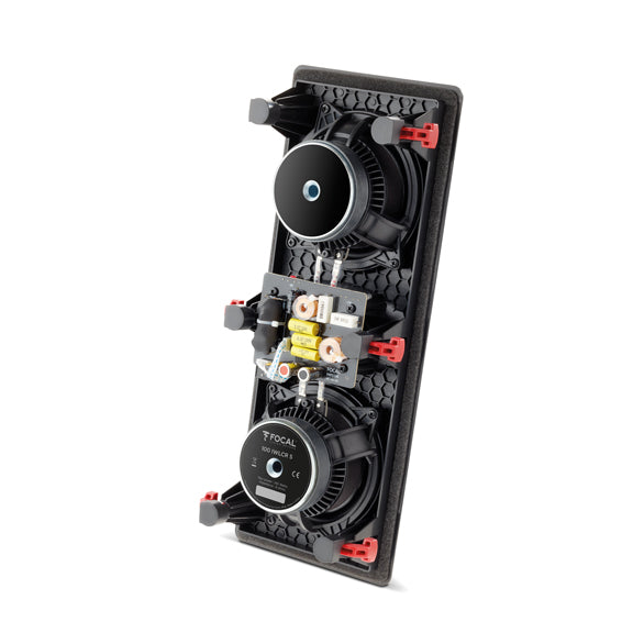 Focal 100 IW 5 LCR, Į sieną įmontuojama D’APPOLITO koaksialinė garso kolonėlė (montavimo gylis: 83 mm.)- galas